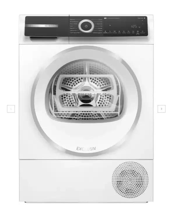 Bosch WQH245BWSN Seeria 6 soojuspumbaga pesukuivati, 9 kg, valge