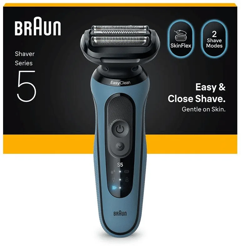 Braun 52-A1000S Series 5 märg-kuiv pardel sinine