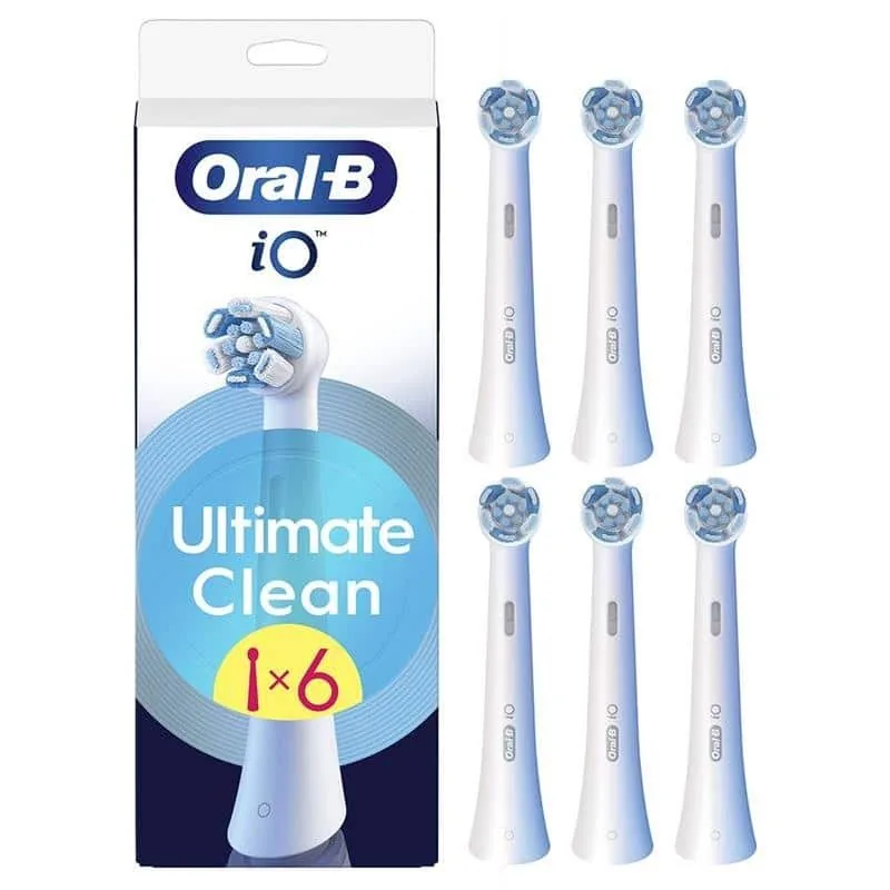 Braun Oral-B UltimateClean IOUC-6WHITE lisaharjad, 6 tk, valge