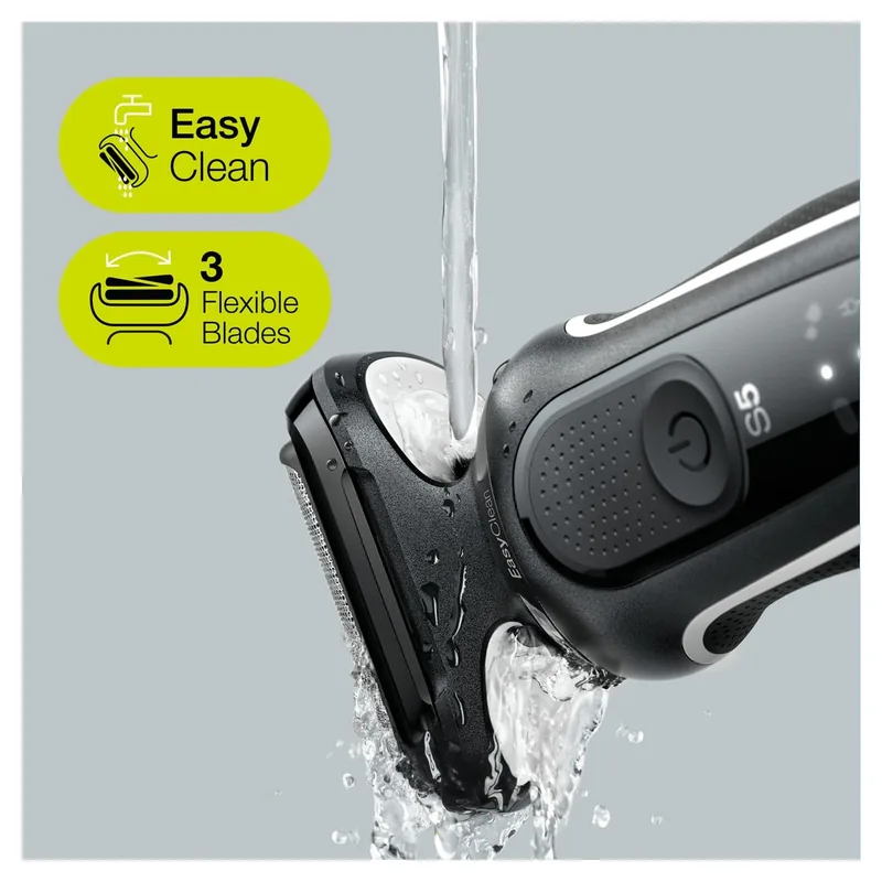 Braun Series 5 51-W1200S elektripardel, must