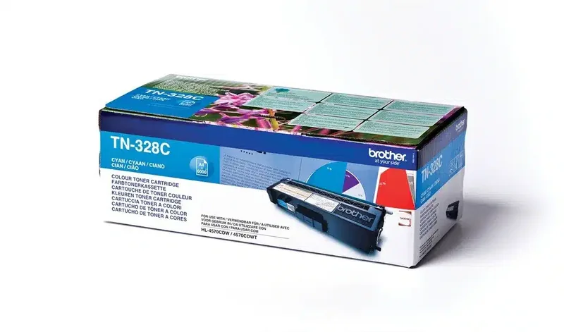 Brother TN328C tsüaantooner, 6000 lehte