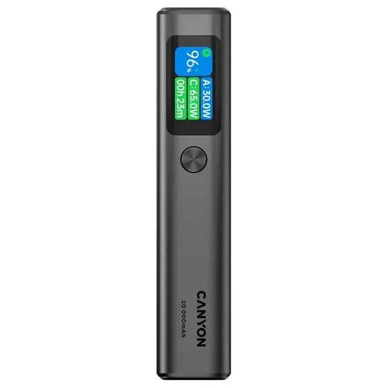 Canyon OnPower 230 CNS-CPB230DG akupank, 20000 mAh, tumehall