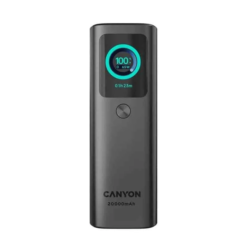 Canyon OnPower 265 CNS-CPB265DG akupank, 20000 mAh, must