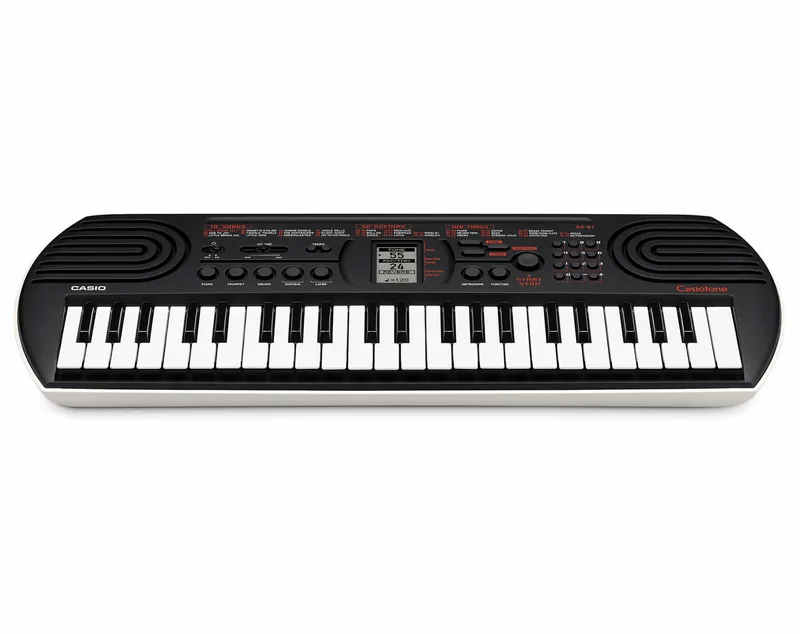 Casio SA-81, 44 klahvi, must - Süntesaator