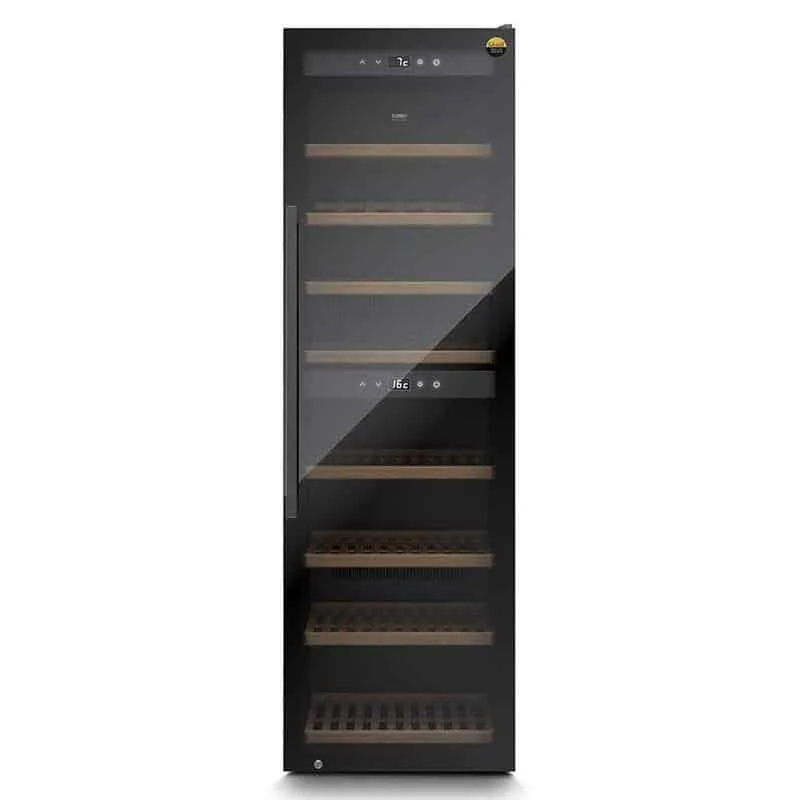 Caso WineExclusive 180 Smart veinikülmik, 180 pudelit, 2 tsooni, must