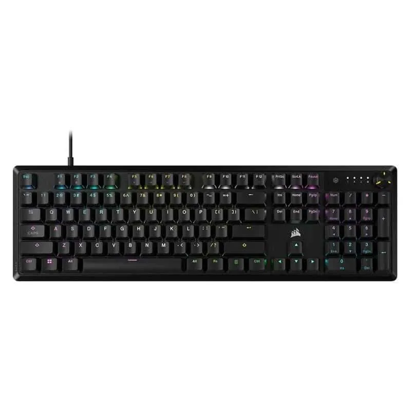 Corsair K70 Core RGB mängijaklaviatuur, ENG paigutus, must