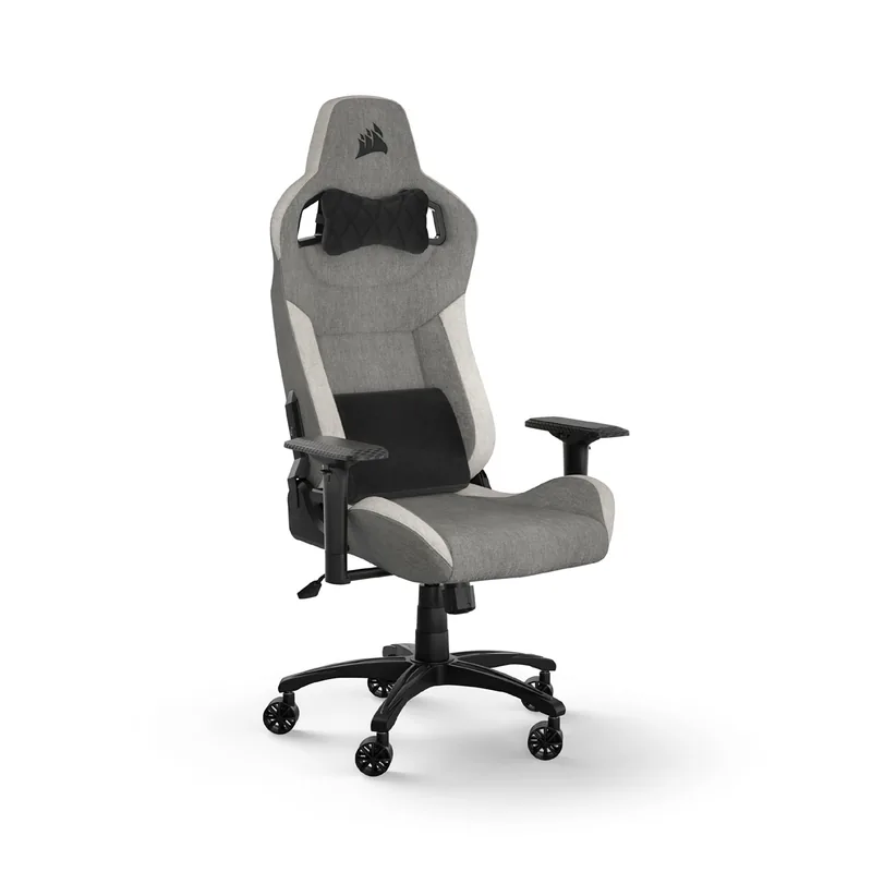 Corsair T3 RUSH Fabric mänguritool, hall/valge (840006695820)