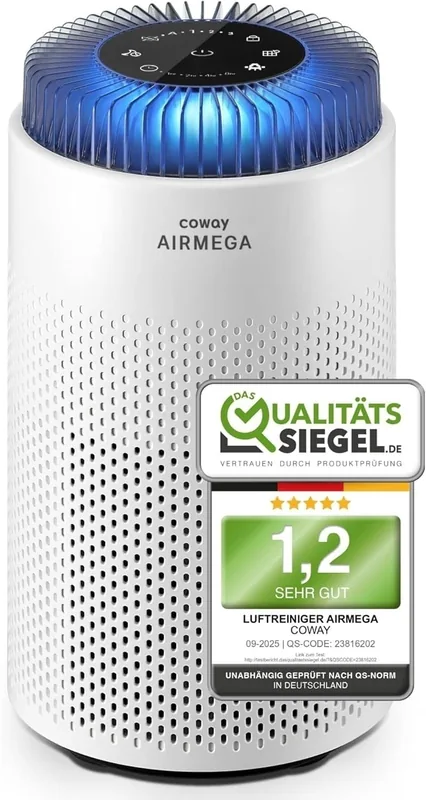 Coway Airmega 50 õhupuhasti, kuni 25 m², eriti vaikne 18,4 dB