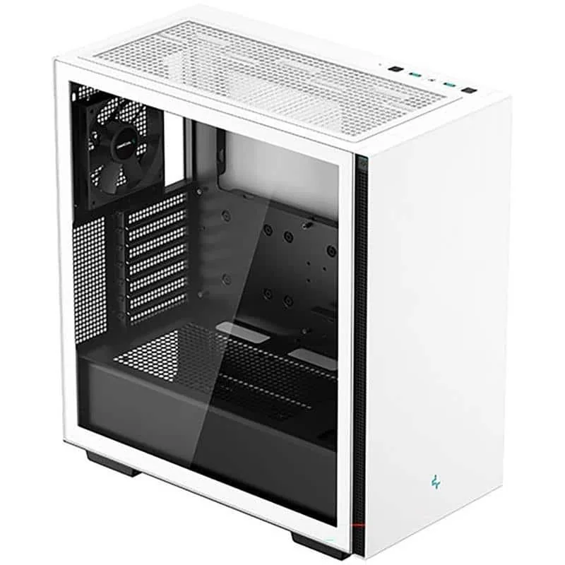 Deepcool CH510 ATX Mid Tower korpus, külgaken, valge