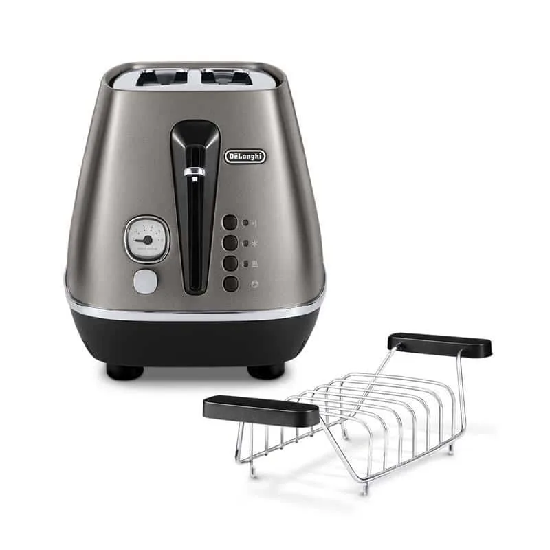 DeLonghi Distinta CTIN2103.TB 900 W röster, titaaniumhall
