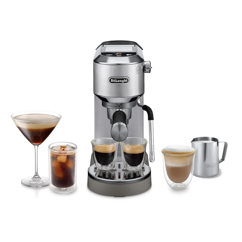 DeLonghi EC890.M Dedica Duo poolautomaatne espressomasin, hõbedane