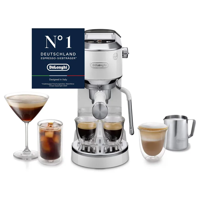 DeLonghi EC890.WI Dedica Duo poolautomaatne espressomasin, valge