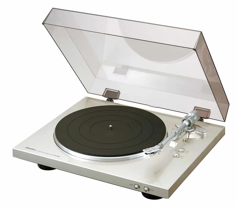 Denon DP-300F vinüülplaadimängija, hõbedane