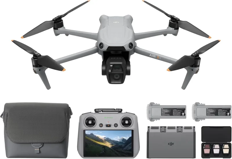 DJI Air 3S Fly More Combo, RC 2, hall – droon 4K HDR kaameraga, CP.MA.00000816.01