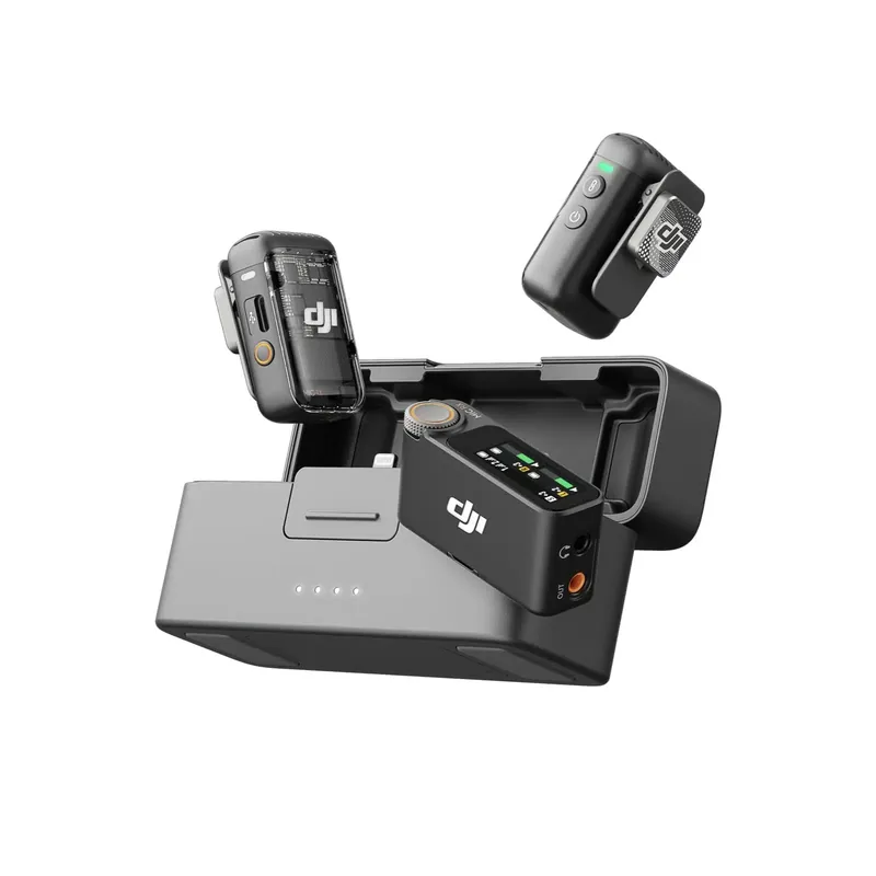 DJI Mic 2 (2 TX + 1 RX + Charging Case) juhtmevaba mikrofonisüsteem