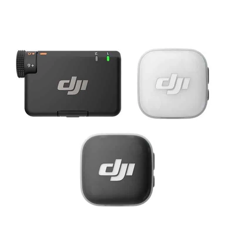 DJI Mic Mini 2TX 1RX juhtmevaba mikrofon, hall