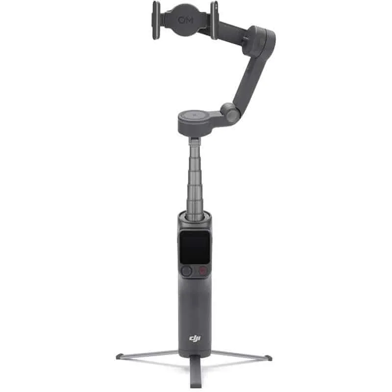 DJI Osmo Mobile 8P Creator Combo, must - nutitelefoni stabilisaator statiiviga