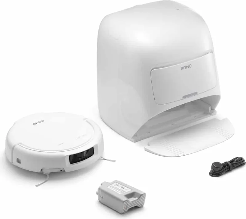 DJI Romo S robottolmuimeja märg- ja kuivpuhastusega, valge