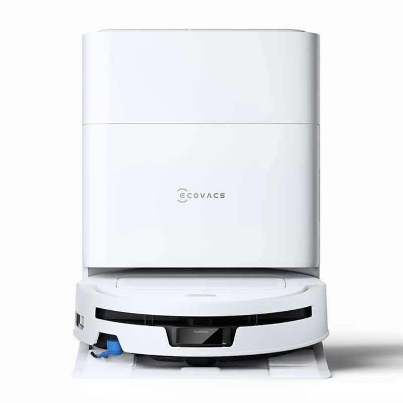 Ecovacs Deebot T90 Max Pro Omni robottolmuimeja, märg- ja kuivpuhastus, valge