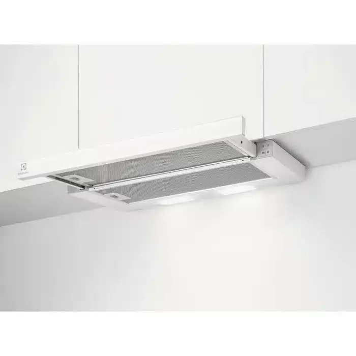 Electrolux, 410 m³/h, laius 59,8 cm, valge - Integreeritav õhupuhasti, LFP326FW