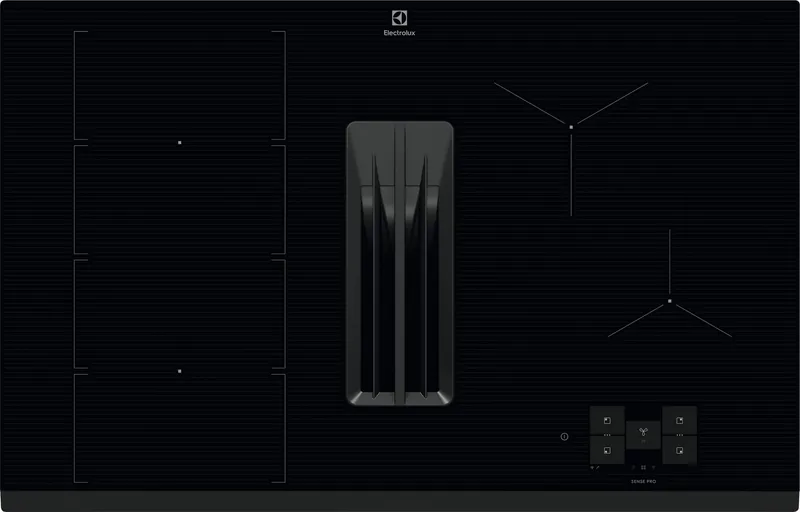 Electrolux ECC8549 900 XT SensePro integreeritav induktsioonpliit õhupuhastiga 80 cm must
