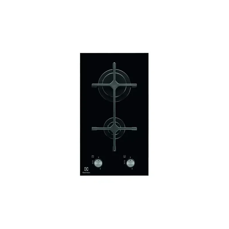 Electrolux EGC3322NVK sisseehitatud gaasiplaat domino, 2 keedualaga, must