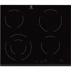 Electrolux EHF6241FOK integreeritav keraamiline pliidiplaat 59 cm must
