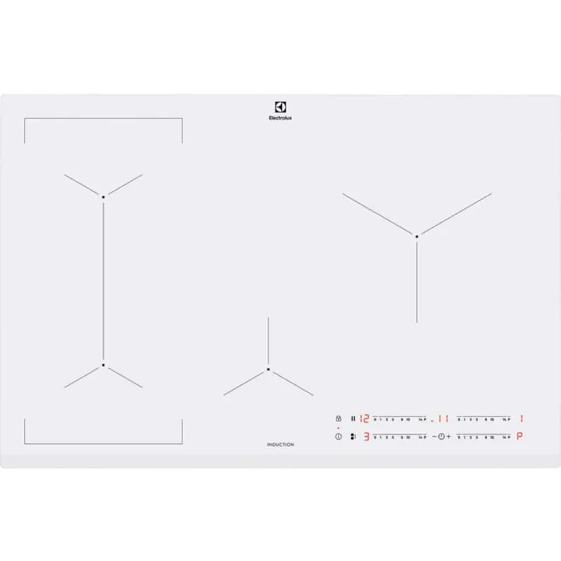 Electrolux EIV83443BW integreeritav induktsioonpliidiplaat 78 cm raamita valge