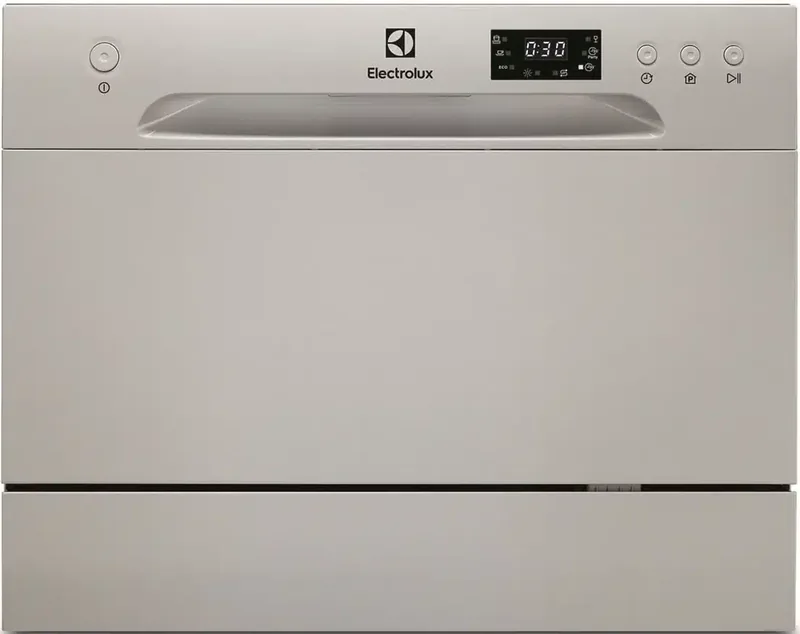 Electrolux ESF2400OS lauapealne nõudepesumasin, 6 komplekti, hõbedane