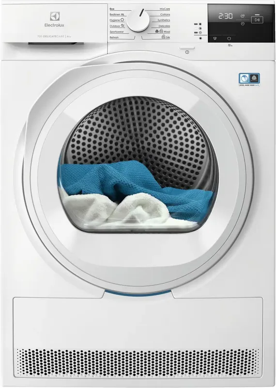 Electrolux EW7D283VE soojuspumbaga kuivati 8kg DelicateCare