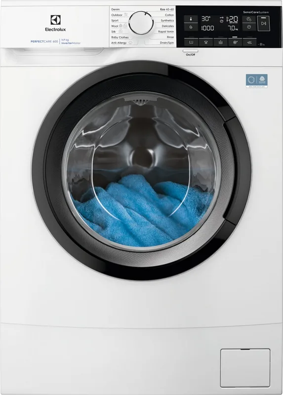 Electrolux EWS6307BE 600-seeria SensiCare eestlaetav pesumasin, 7 kg, 1000 p/min