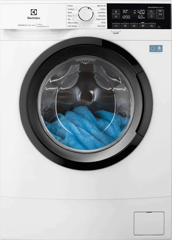 Electrolux EWS6326BE 600 SensiCare eestlaetav pesumasin, 6 kg, 37,8 cm