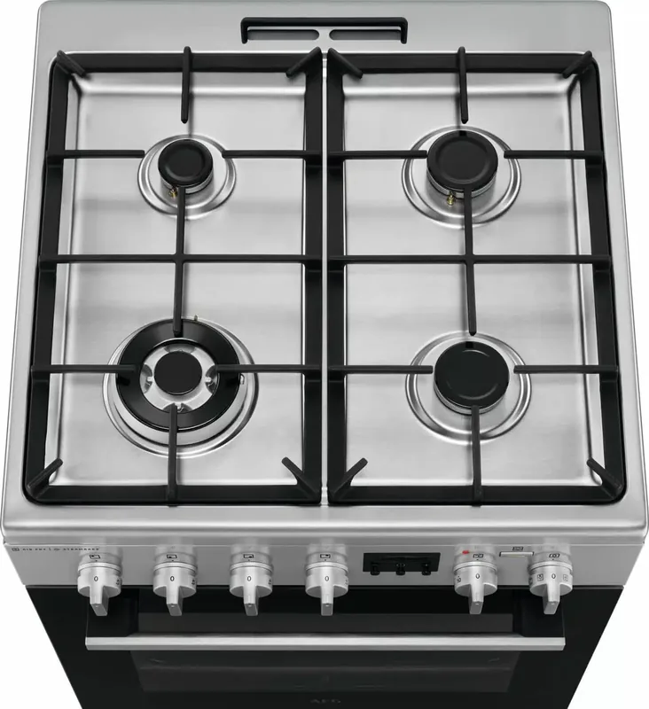 Electrolux LKK664220X eraldiseisev gaasipliit elektriahjuga