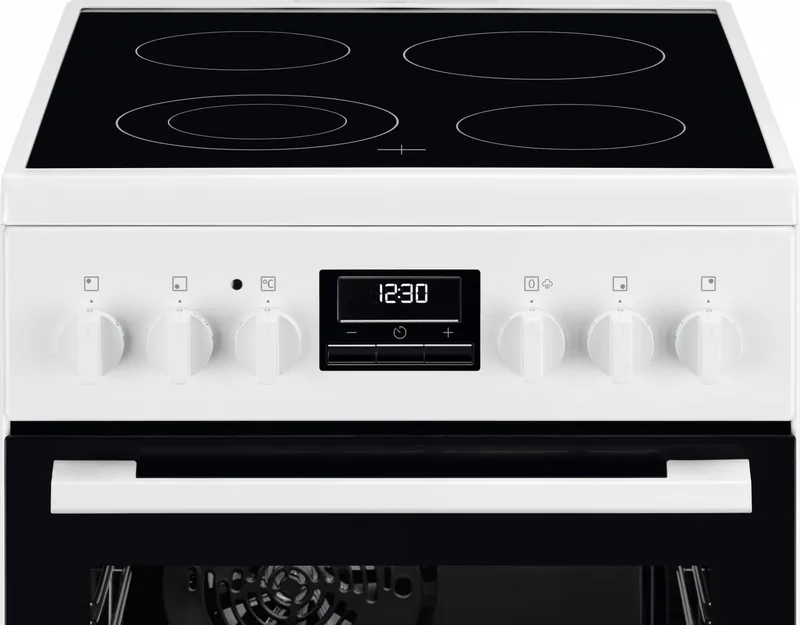 Electrolux LKR562066W 600 Series keraamiline pliit, 58L ahi, valge