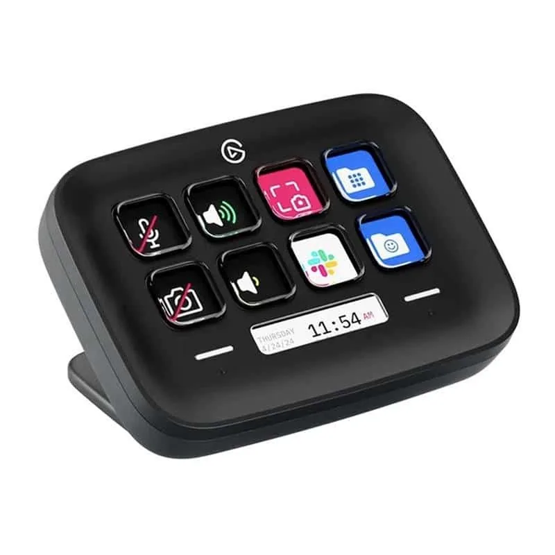 Elgato Stream Deck Neo, must - voogedastusjuhtpult, USB-C