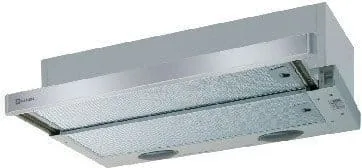 Faber FLEXA NG GLASS LUX BK A60 integreeritav õhupuhasti, 420 m³/h, must
