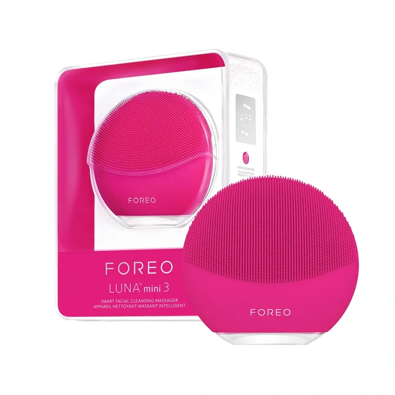 Foreo LUNA3MINIFUCHSIA Luna 3 mini näopuhastusharjake, roosa