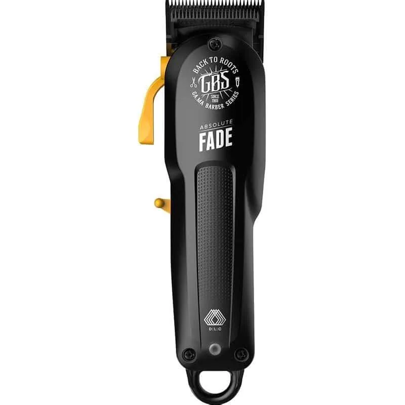 GA.MA Absolute Fade juukselõikur, 0,8-3,8 cm, must/kollane