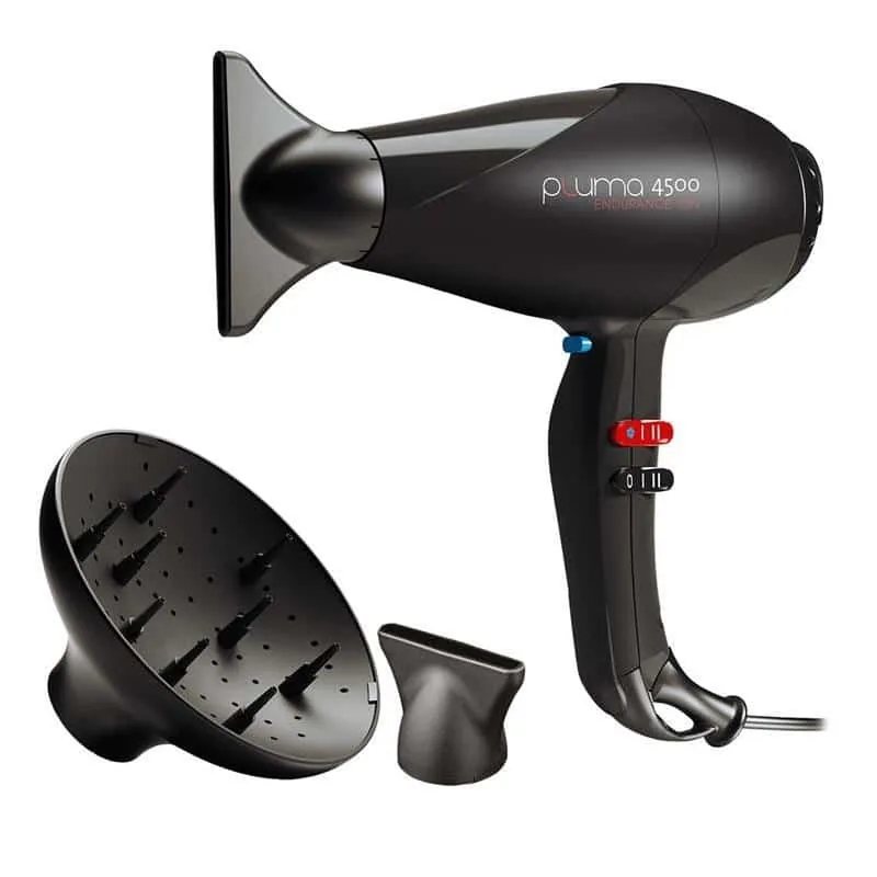 GA.MA Pluma 4500 Endurance Ion föön, 2400 W, must