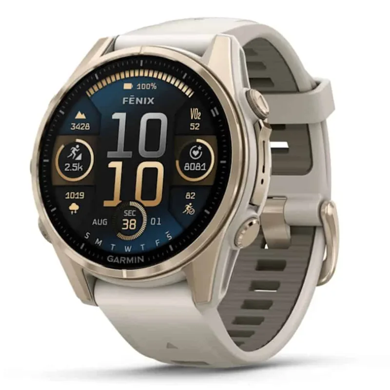 Garmin Fenix 8 Sapphire 010-02903-11 spordikell, 43mm, kuldne