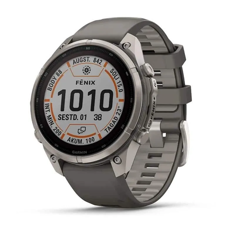 Garmin Fenix 9 Pro Solar 47mm inReach titaan spordikell, hall