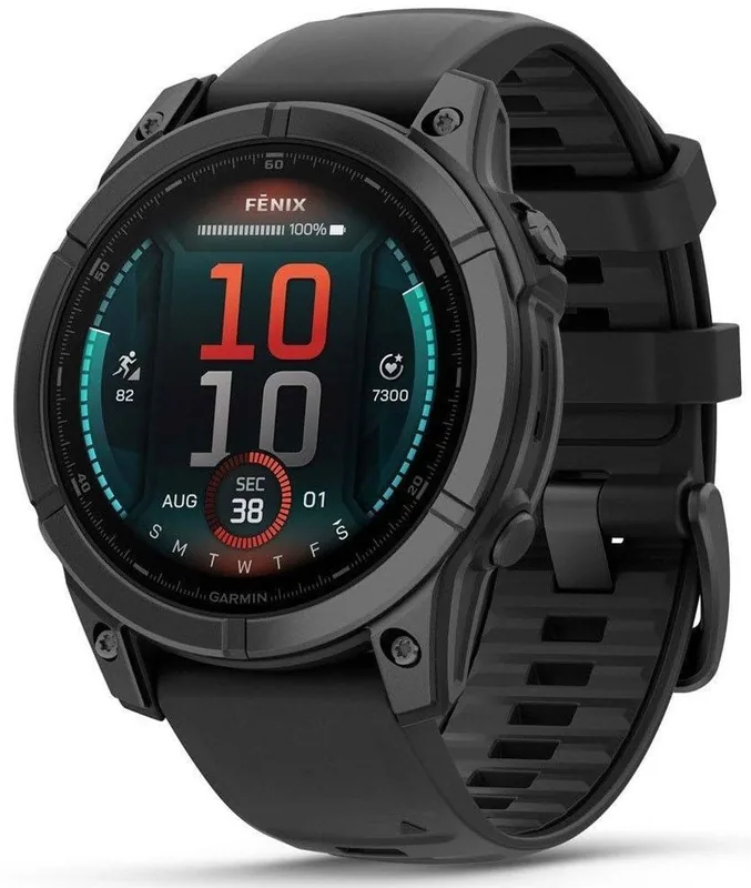 Garmin Fenix E spordikell 47mm AMOLED tumehall