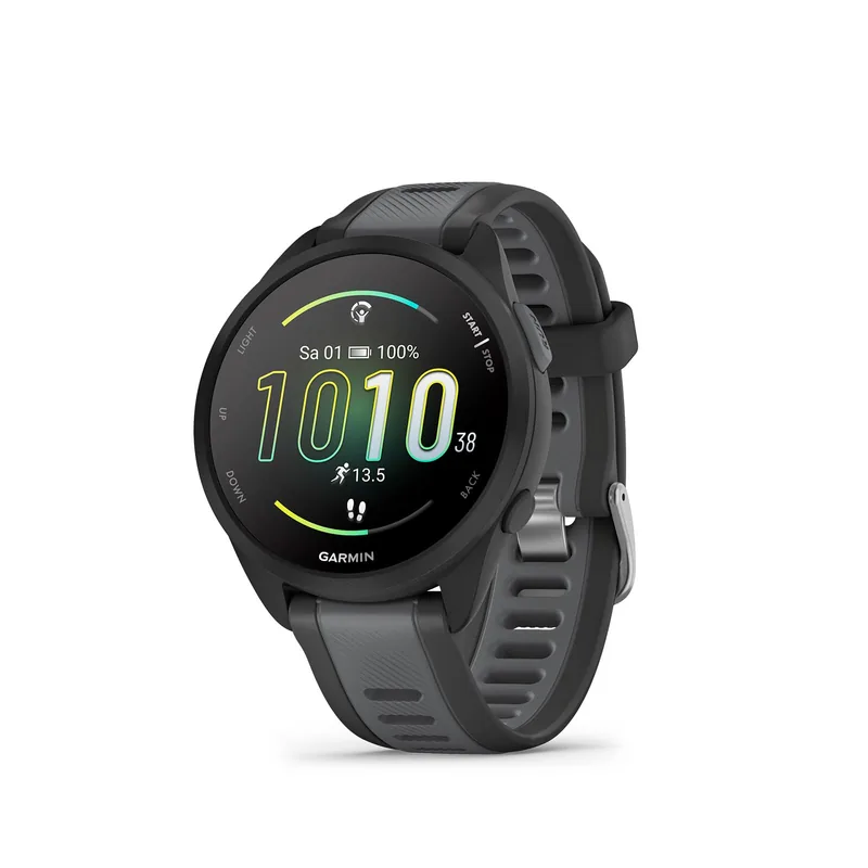 Garmin Forerunner 165 must spordikell 1,2" AMOLED ekraaniga