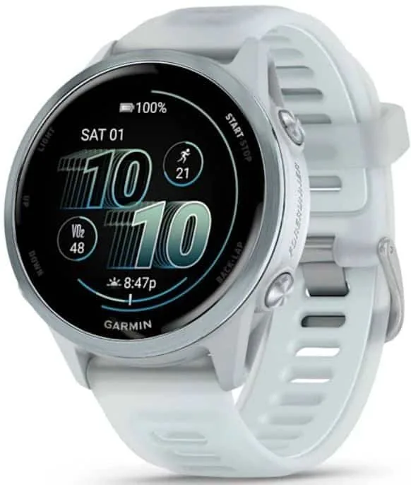 Garmin Forerunner 570 010-02970-01 spordikell, 42mm AMOLED, valge/helesinine