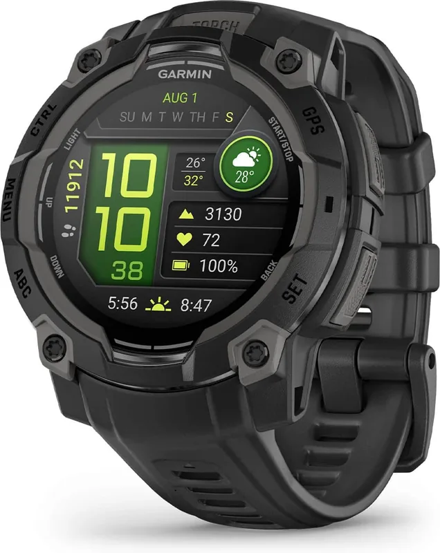 Garmin Instinct 3 AMOLED 45mm must spordikell