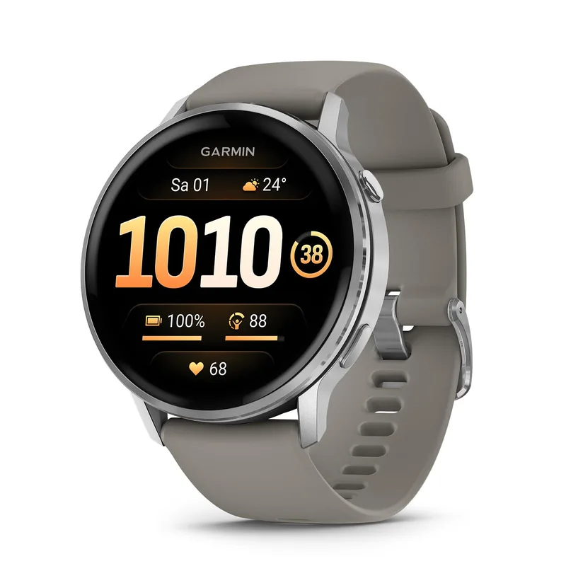 Garmin Venu 4 010-03014-01 GPS-spordikell, 45 mm, hõbe/hall