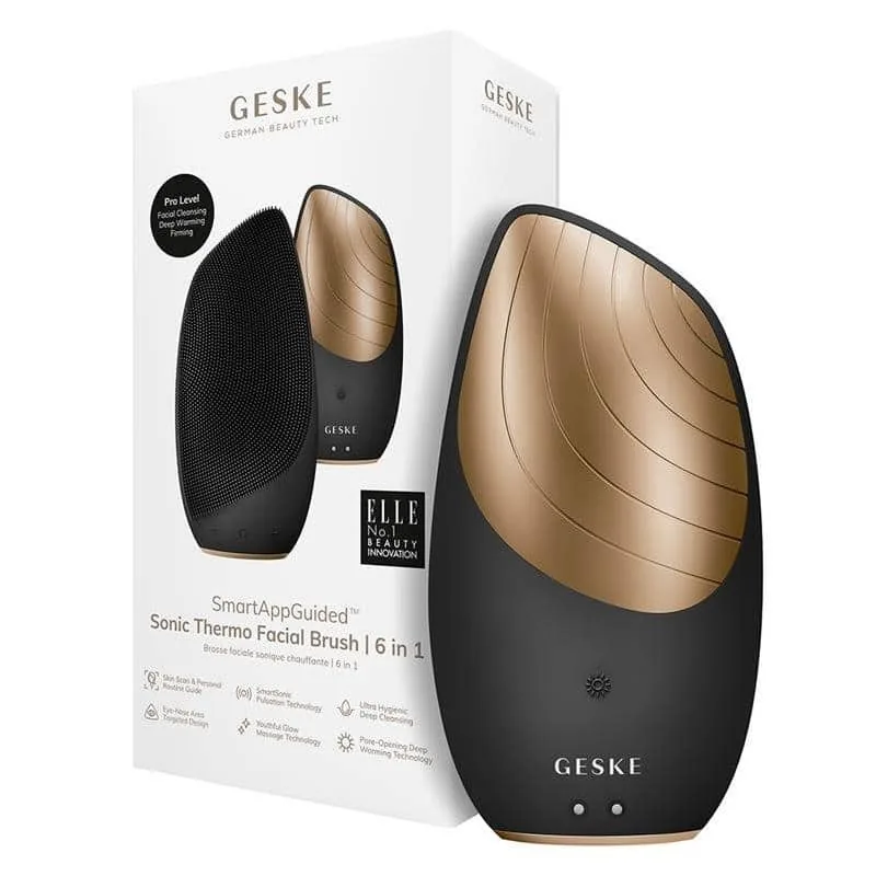 Geske Sonic Thermo Facial Brush 6-ühes hall näohooldusseade
