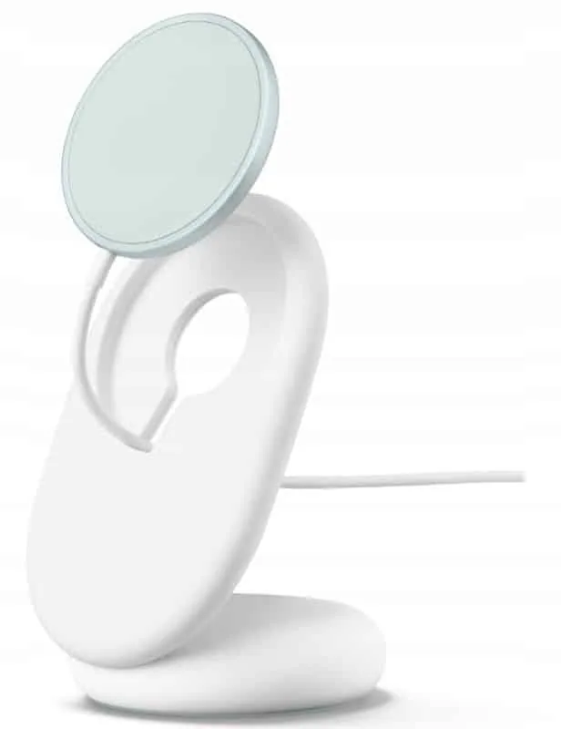 Google Pixel Pixelsnap GA10042-WW Qi2 juhtmevaba laadija alusega, helesinine/valge