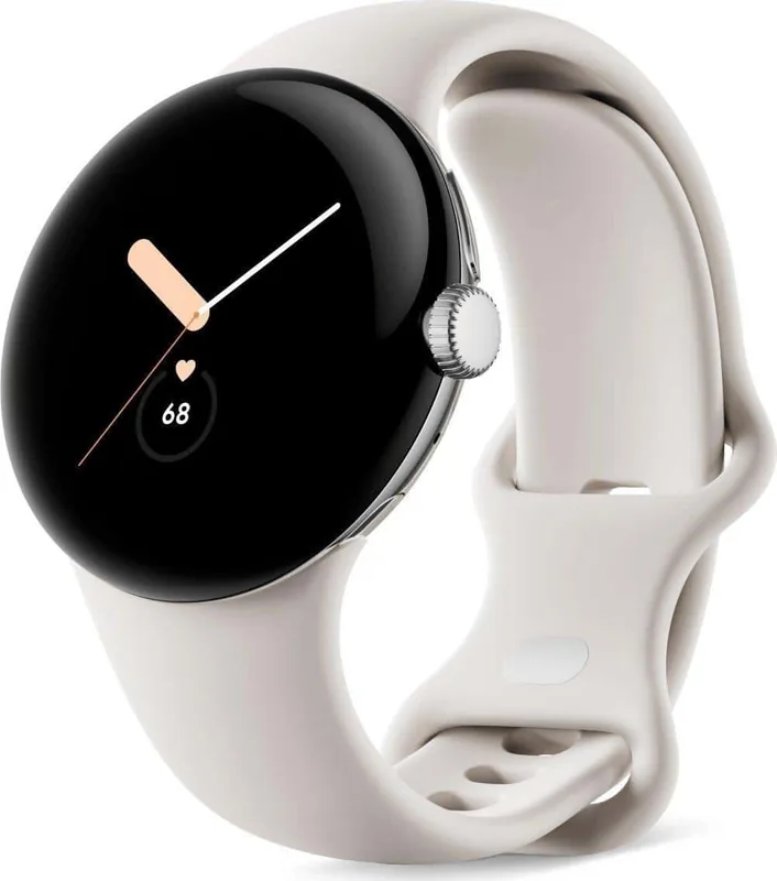 Google Pixel Watch 5 GA10898-DE, 41mm, heleroheline/hõbedane nutikell