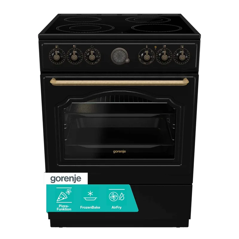 Gorenje GECS6B70CLB keraamiline pliit 71L 11 funktsiooni